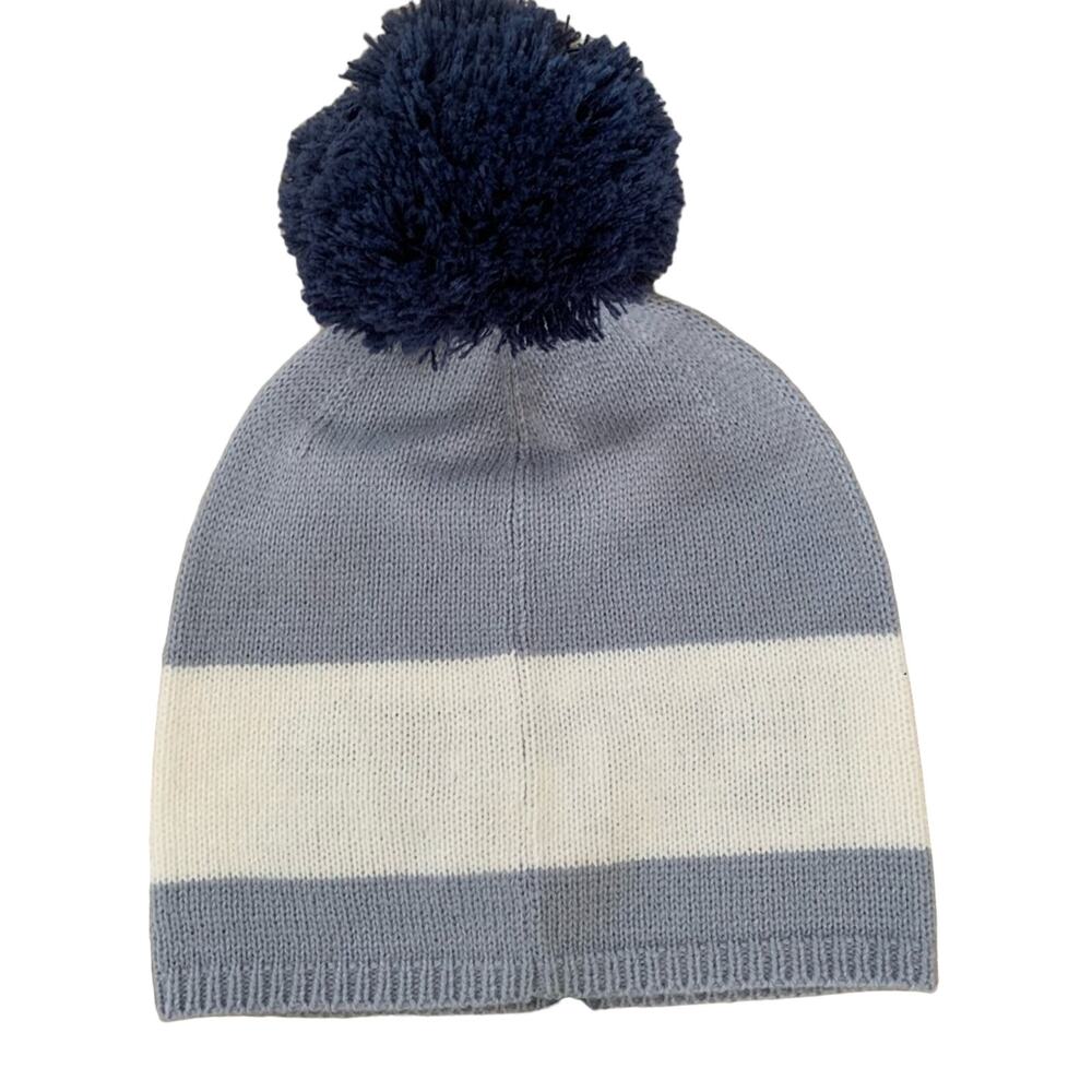Kate Spade Light Blue Brrrr Pom Beanie NWT One Size - Picture 2 of 3
